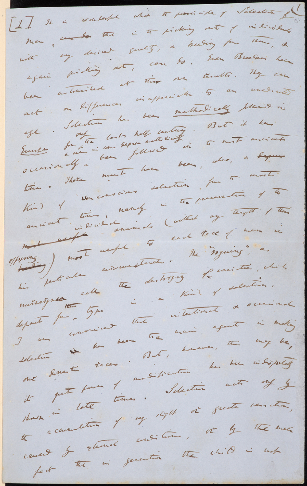 Abstract of Darwin's theory  Darwin Correspondence Project