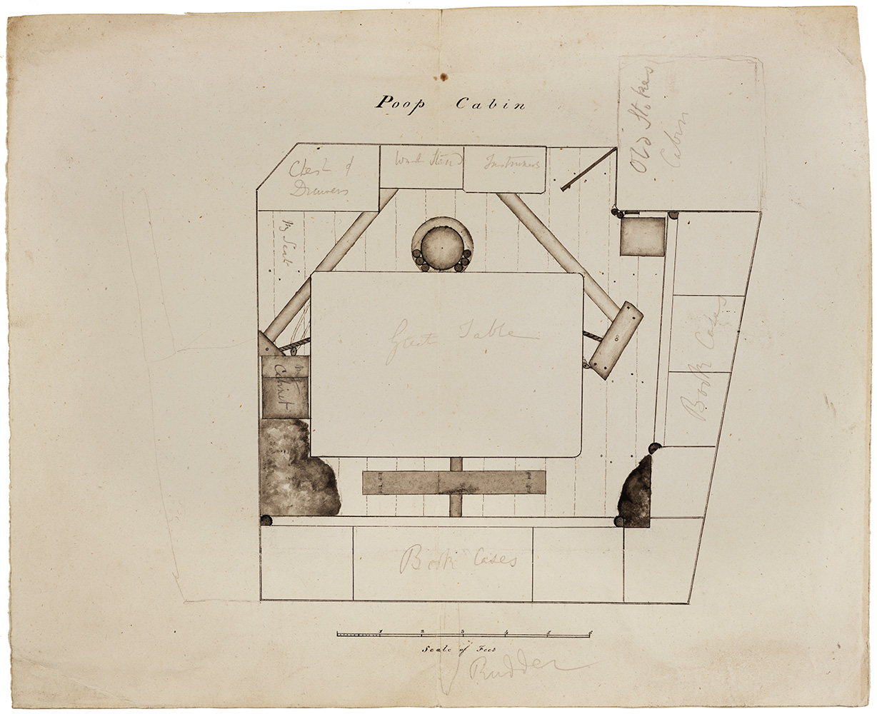 plan of poop cabin