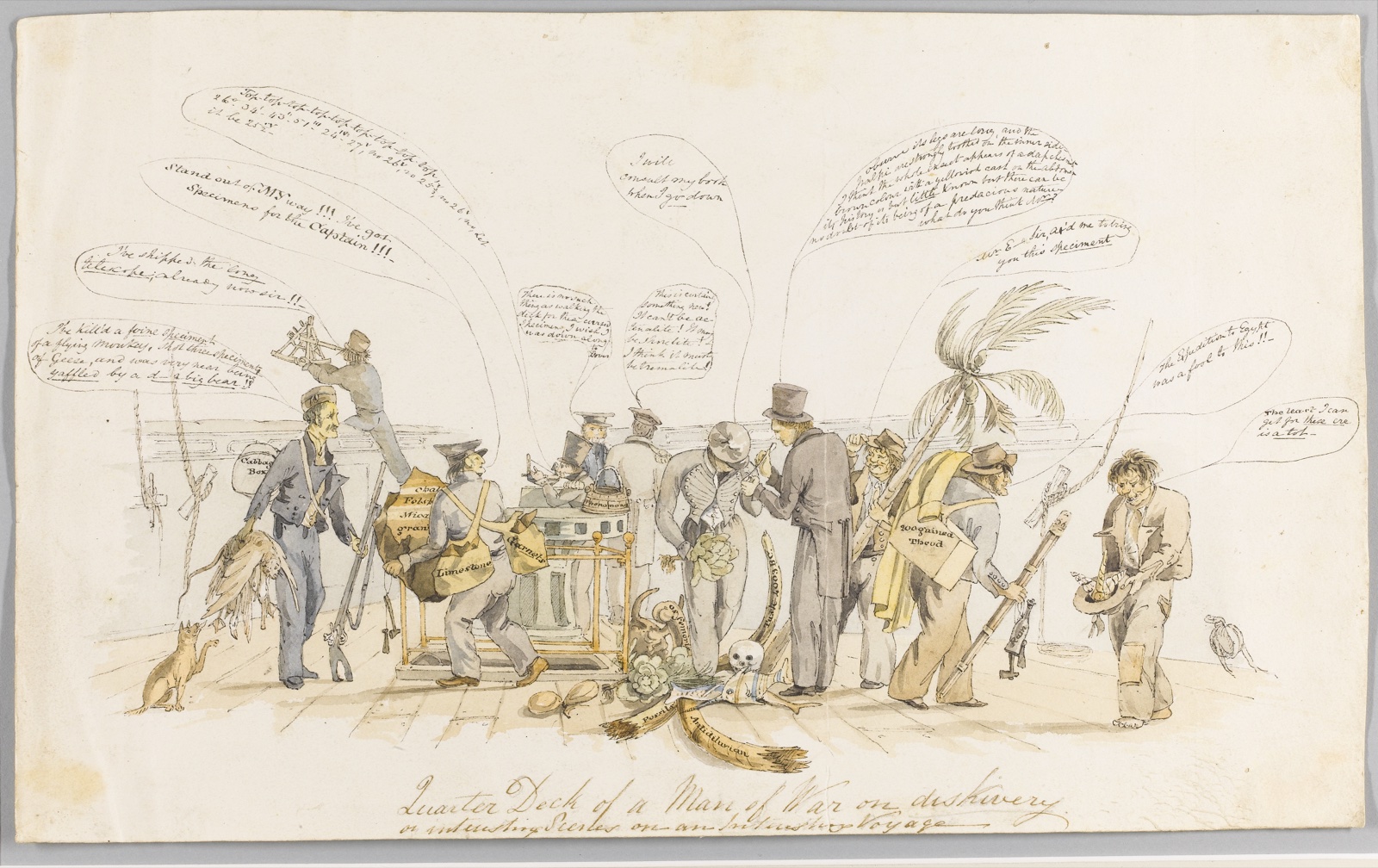 4.2 Augustus Earle, caricature drawing 4.2 Augustus Earle, caricature drawing
