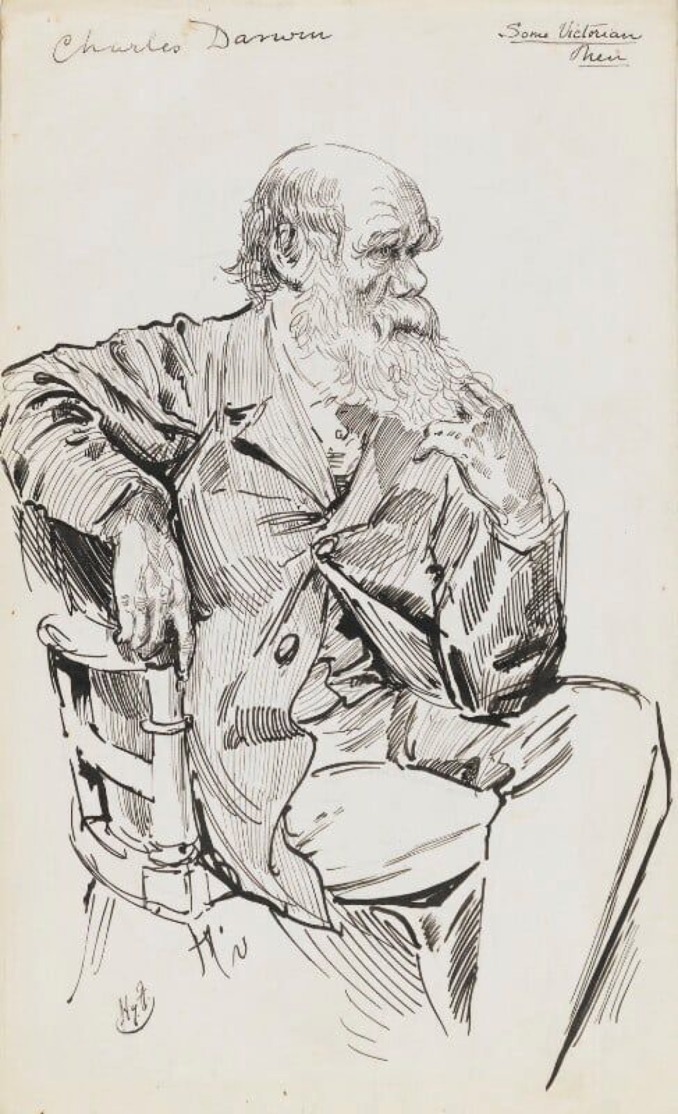 4.55 Harry Furniss caricature 4.55 Harry Furniss caricature